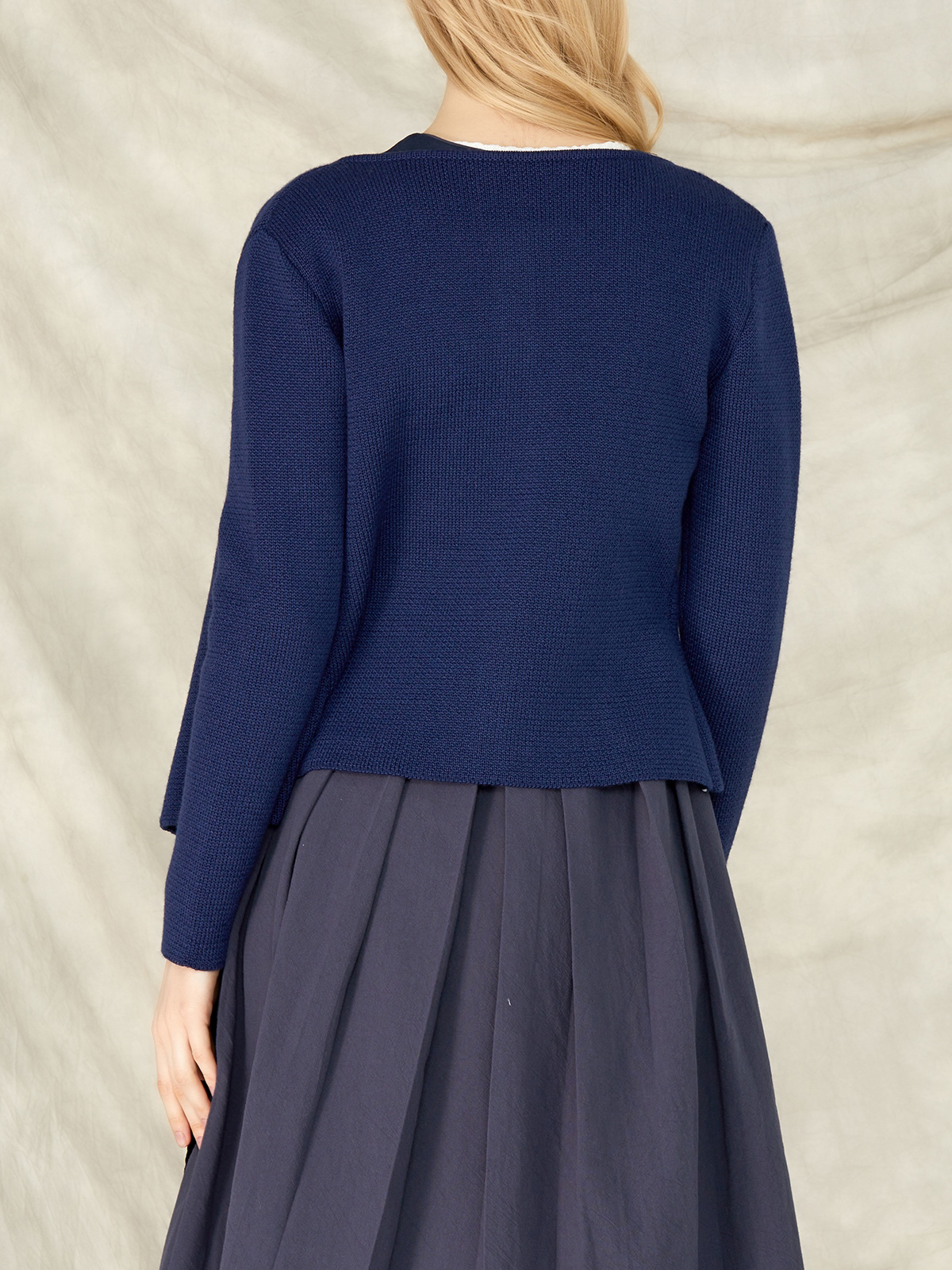 Dirndl mit Reißverschluss in Marineblau