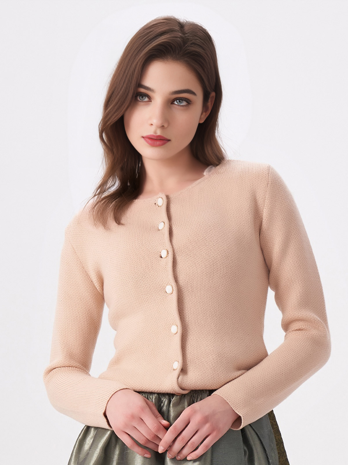 Tradition meets Modern - Brauner Dirndl Samt