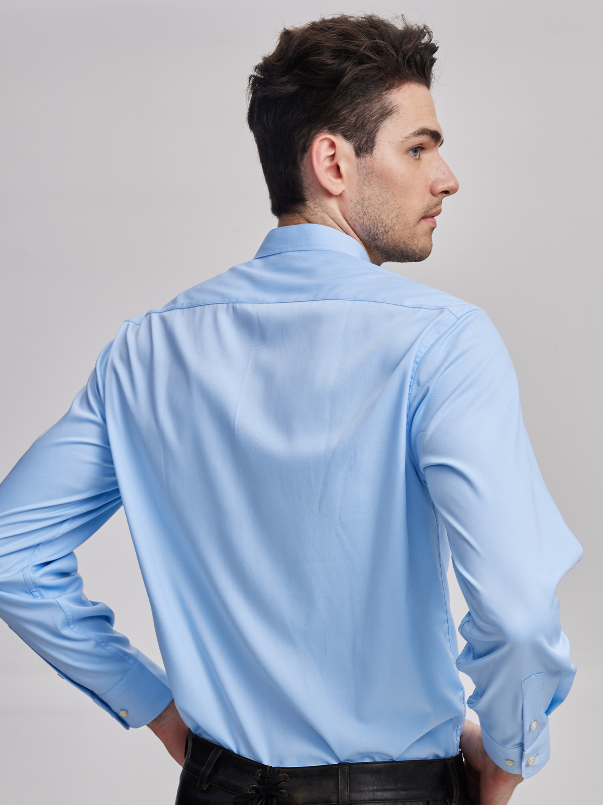 Dirndl Bluse in Blau
