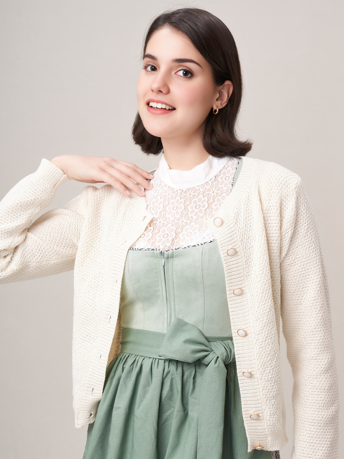 Dirndl Rosa Samt